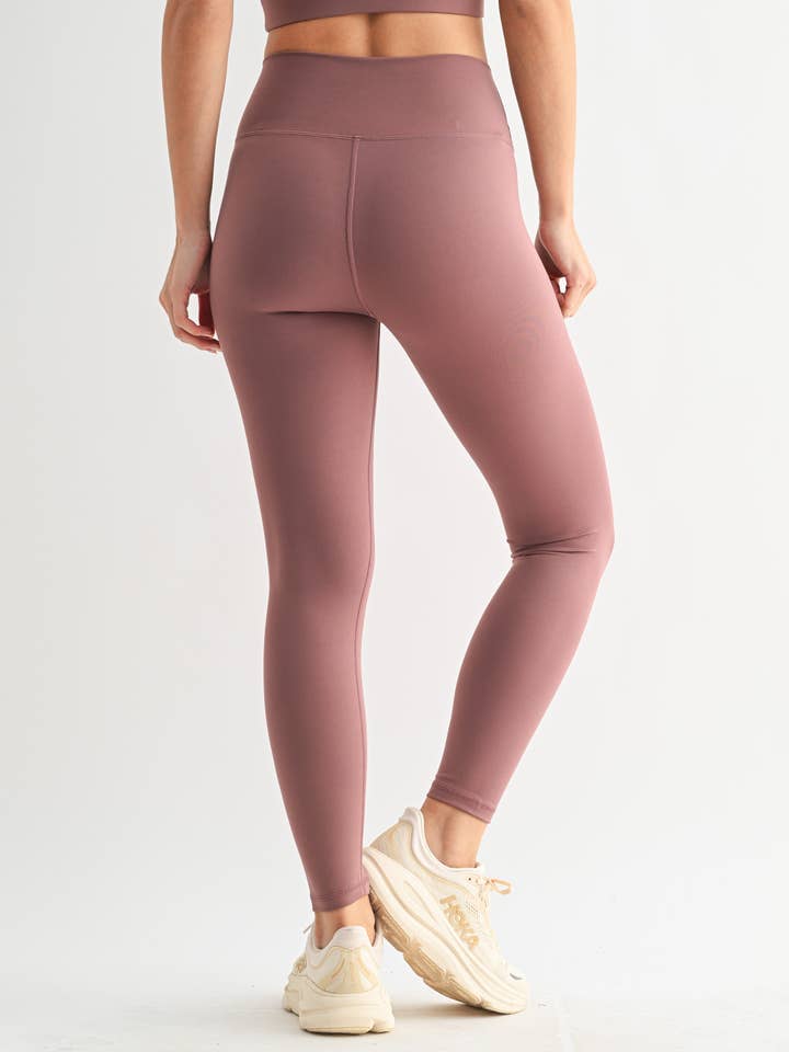 Mono B - Wholesale Athletic/lounge leggings – Women's - Newport FlexForm Foldover High-Waisted Leggings5