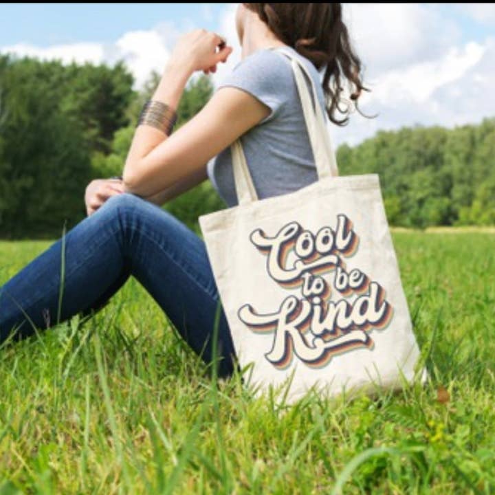 Cool at være venlig mulepose for engroshandel hos Smile Graphics and Design