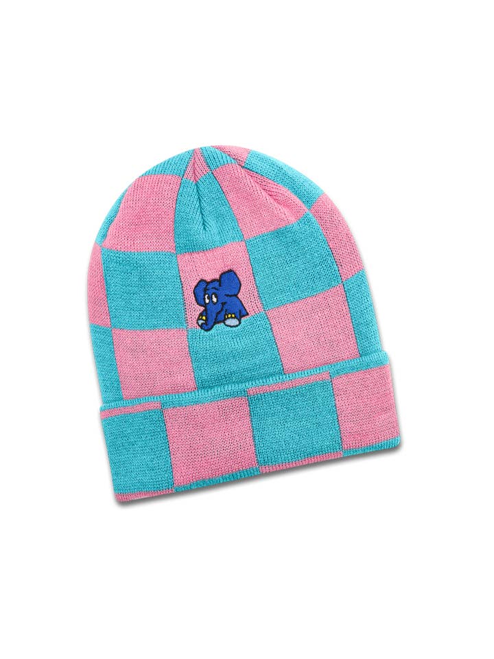 koaa – The Elephant “Karo” – Beanie blue/pink for wholesale by koaa
