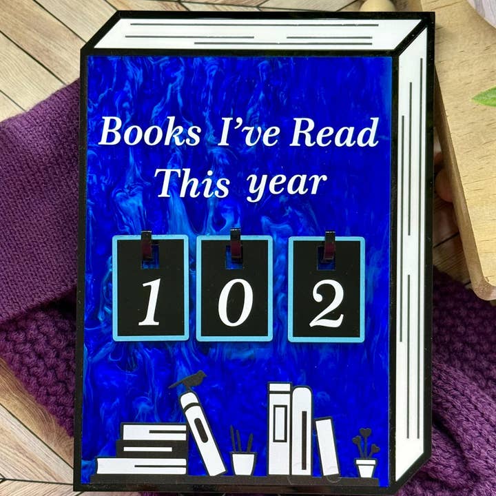 Briar layne - Wholesale Bookcase - Acrylic Yearly Book Counter for Bookshelf Decor 2