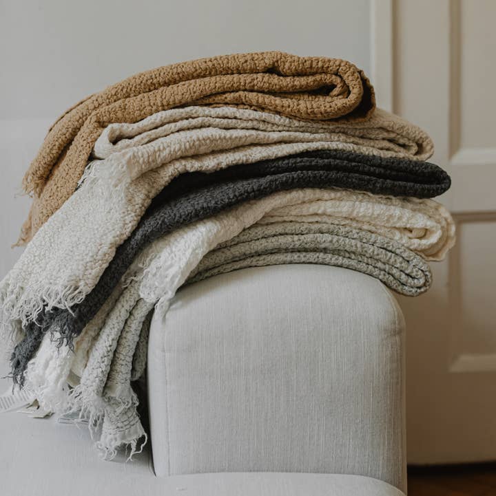 Linen Way Inc. - Vente Plaids - Plaid en lin Nantucket - Disponible en 9 couleurs12