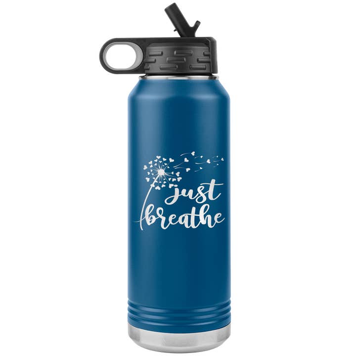 LA Shirt Company - Wholesale Water Bottle - Just breathe - Water Bottle1