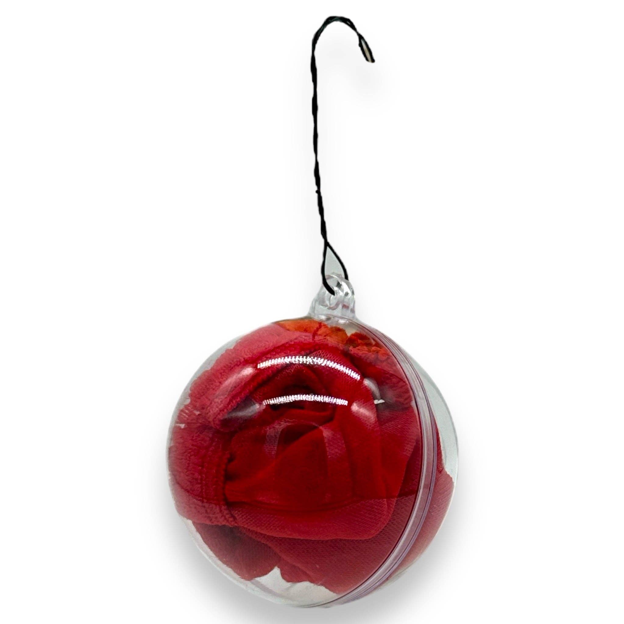 Kinky Pleasure – Großhandel Scherz-/Geschenkartikel – Kinky Pleasure - T134 - Weihnachtsbaumkugel mit rotem Slip innen0