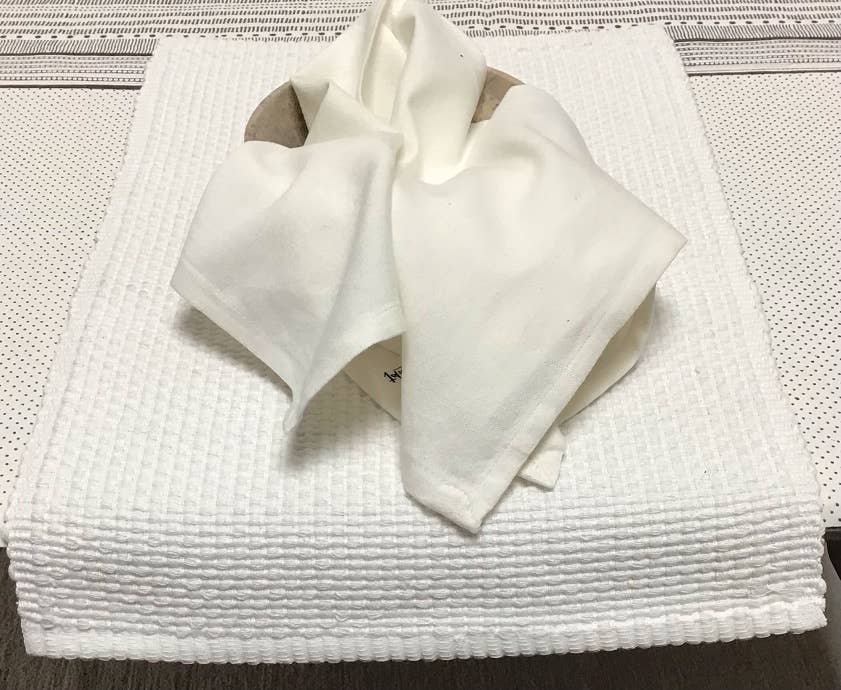 natural habitat - Wholesale Placemat - Tablemats Woven Homespun Solid White1