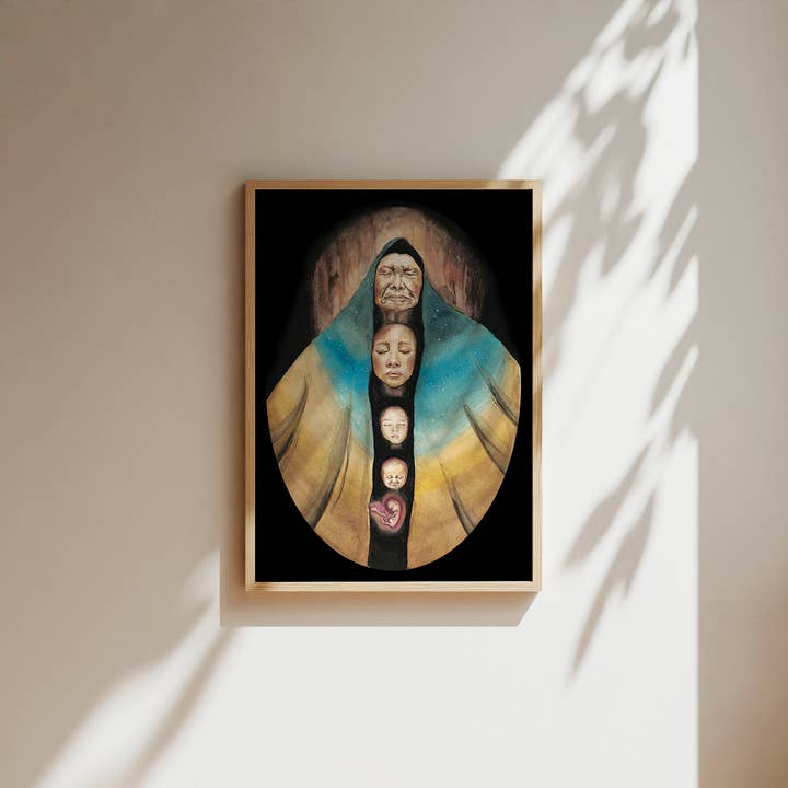 Anna Of The Meadow - Wholesale Art Print - "Grandmother's Prayers" Archival Print1