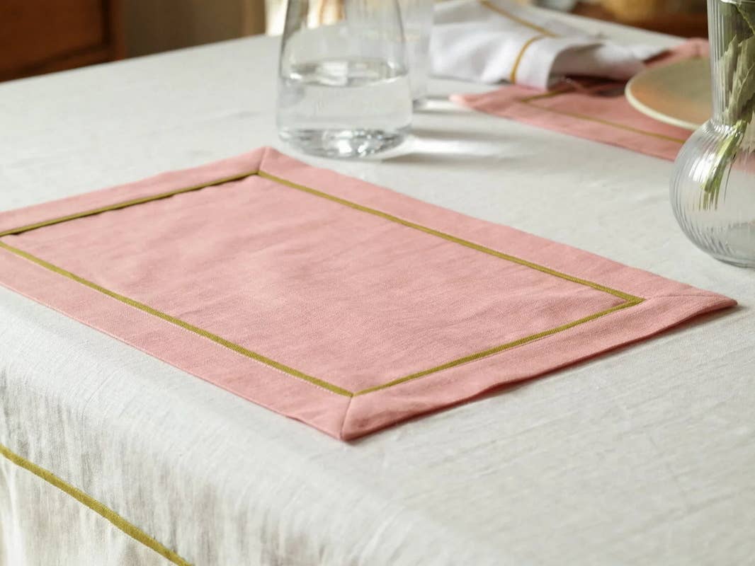 Liem Home - Wholesale Placemat - Linen Placemats. 100% Pure Natural Linen Table Mats. Custom!3
