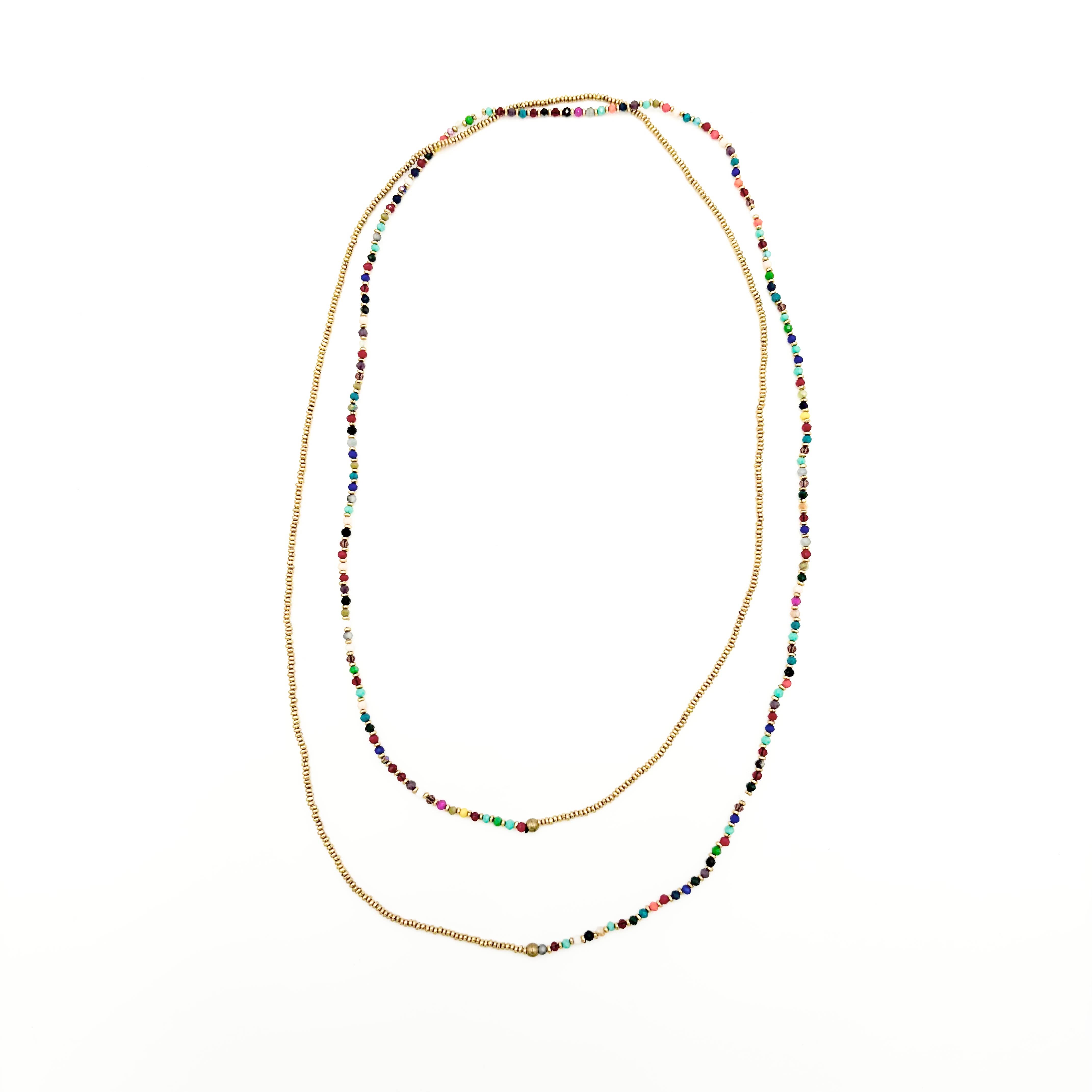 Baizaar – wholesale Beaded/pearl necklace – Color Pop Beaded Necklace - Best Seller7