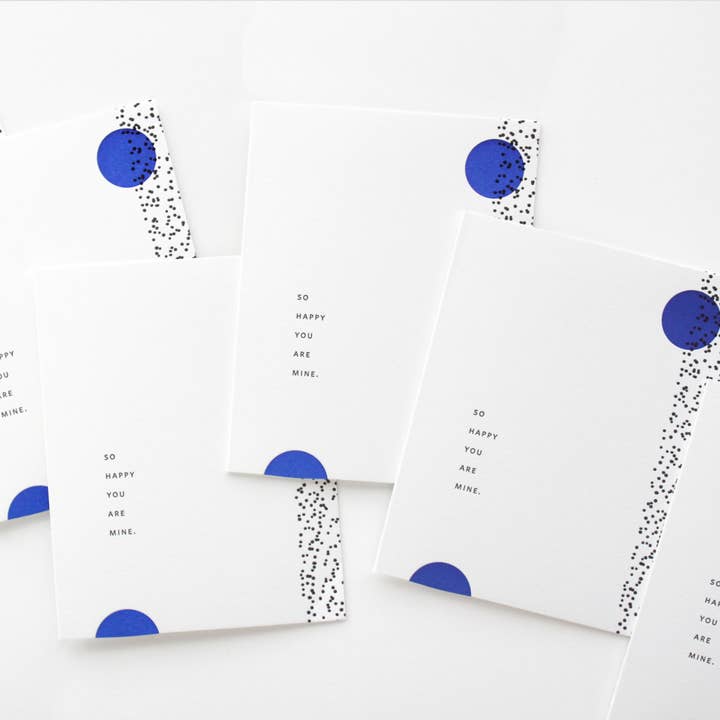 Ramona & Ruth - Wholesale Love Card - Happy You Are Mine Greeting Card1