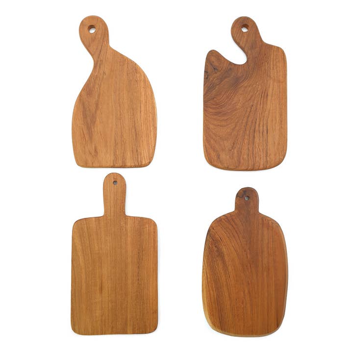 FERN - Wholesale Cheese Board - Wooden Cheese Board Set of 4
