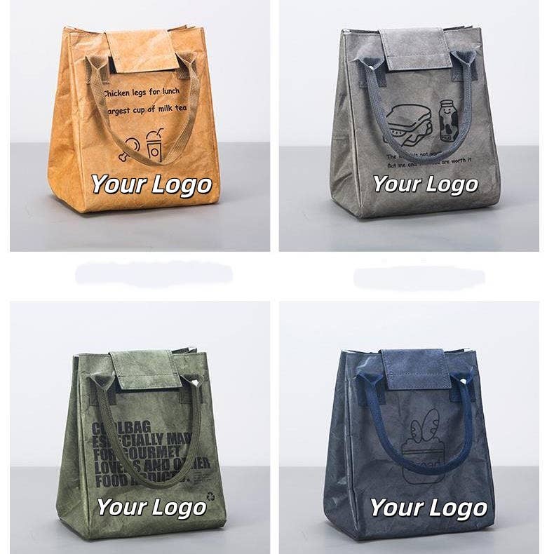 wandf - Wholesale Tote Bag - Women's - Customized Tyvek Large-capacity Heat-insulating Lunch Bag3