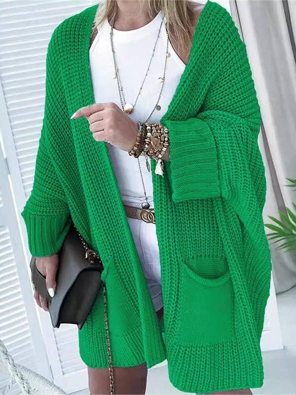 Loose Fit Solid Color Long Cardigan Sweater and other Purchase Wholesale spring cardigan. Free Returns & Net 60 Terms on Faire trending on Faire.