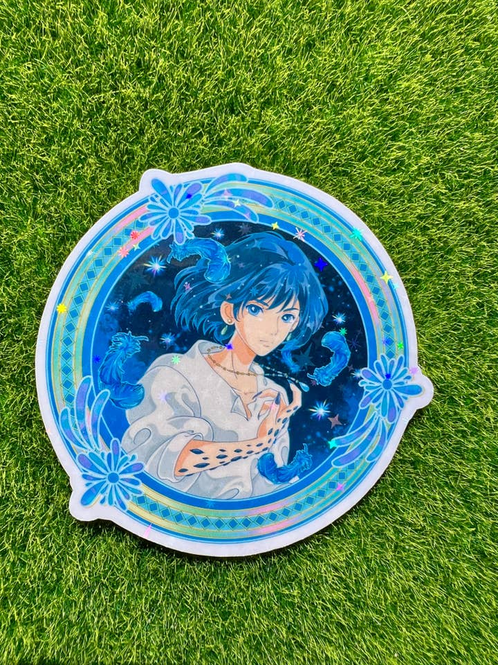 Howl Dark Frame Sticker for wholesale by Mothers Of Orion