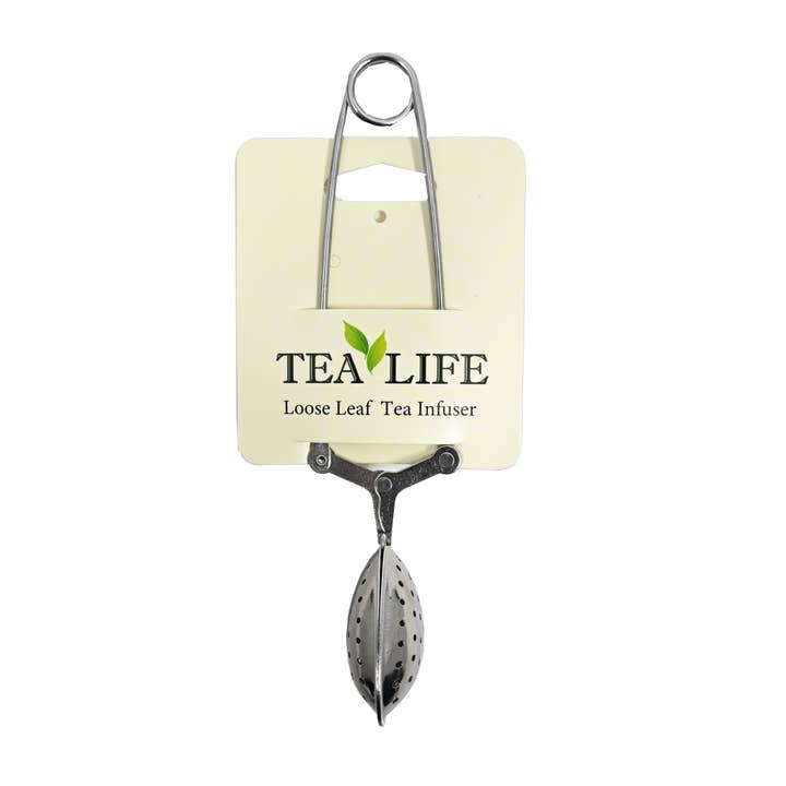 Urban Tokyo - Wholesale Tea Strainer/Infuser - 6"L Clamp Style Heart Shape Tea Strainer Stainless Steel 1.7