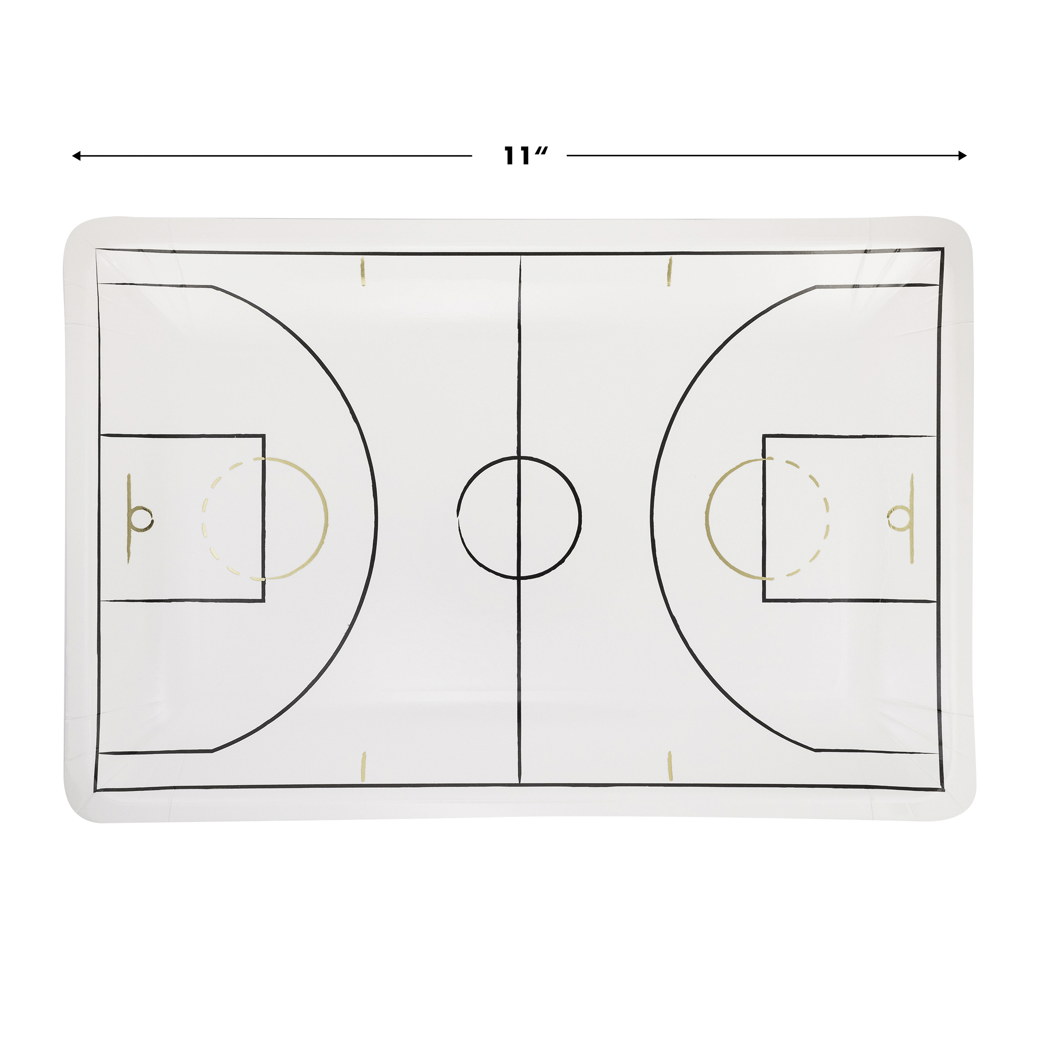 My Mind’s Eye - Wholesale Disposable Plate - BBL1041 - Basketball Court Shaped Paper Plate4