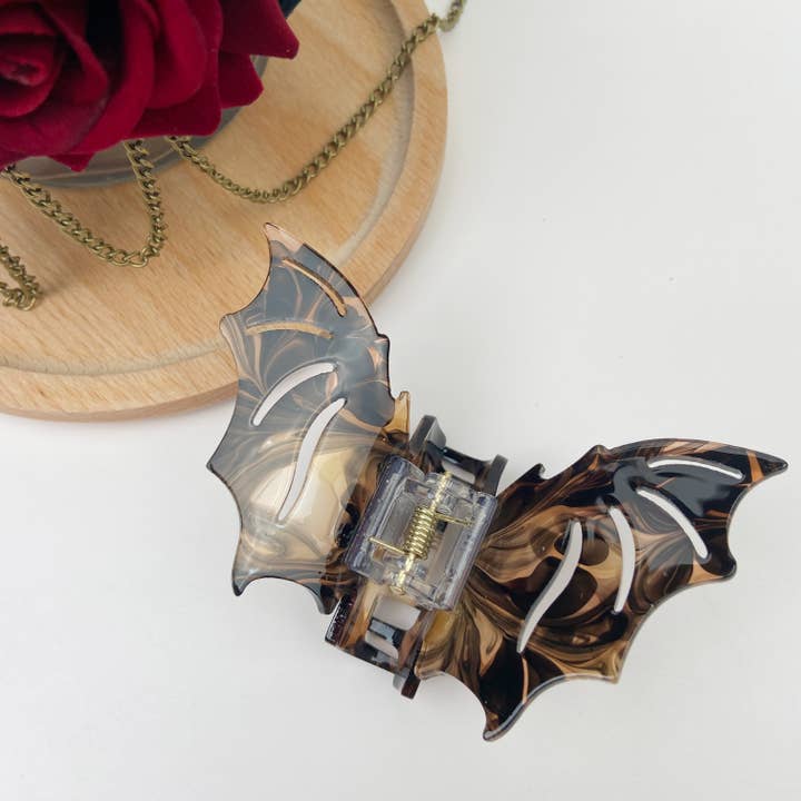TheDivaSoap - Wholesale Hair Clip - Women's - Colorful Bat Hair Clip Halloween