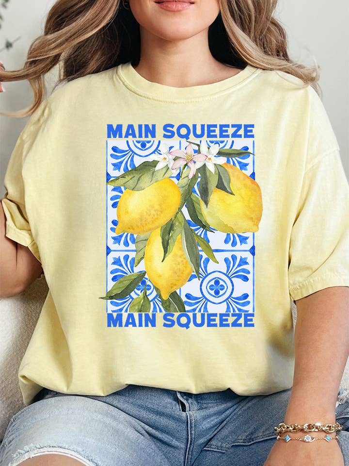 Wholesale Accessory Market - Wholesale Screen Printed T-Shirt - Women's - Main Squeeze Comfort Colors Adult Ring-Spun Cotton Tee9