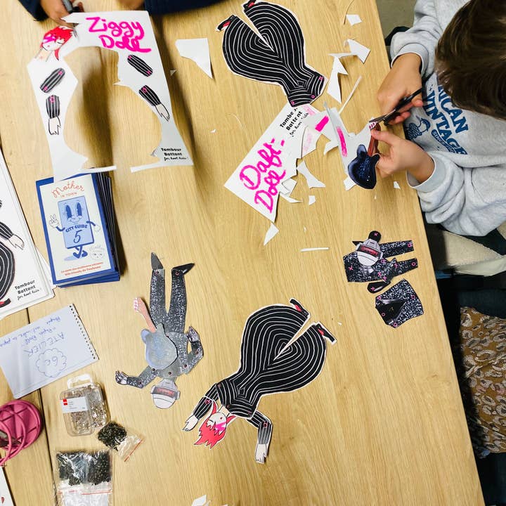 Tambour Battant - Wholesale DIY Craft Kit - Kids - Ziggy articulated figurine kit11