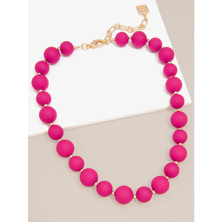 ZENZII Jewelry – Großhandel Perlenkette – Chunky Matte Perlen Halsband Halskette Schmuck