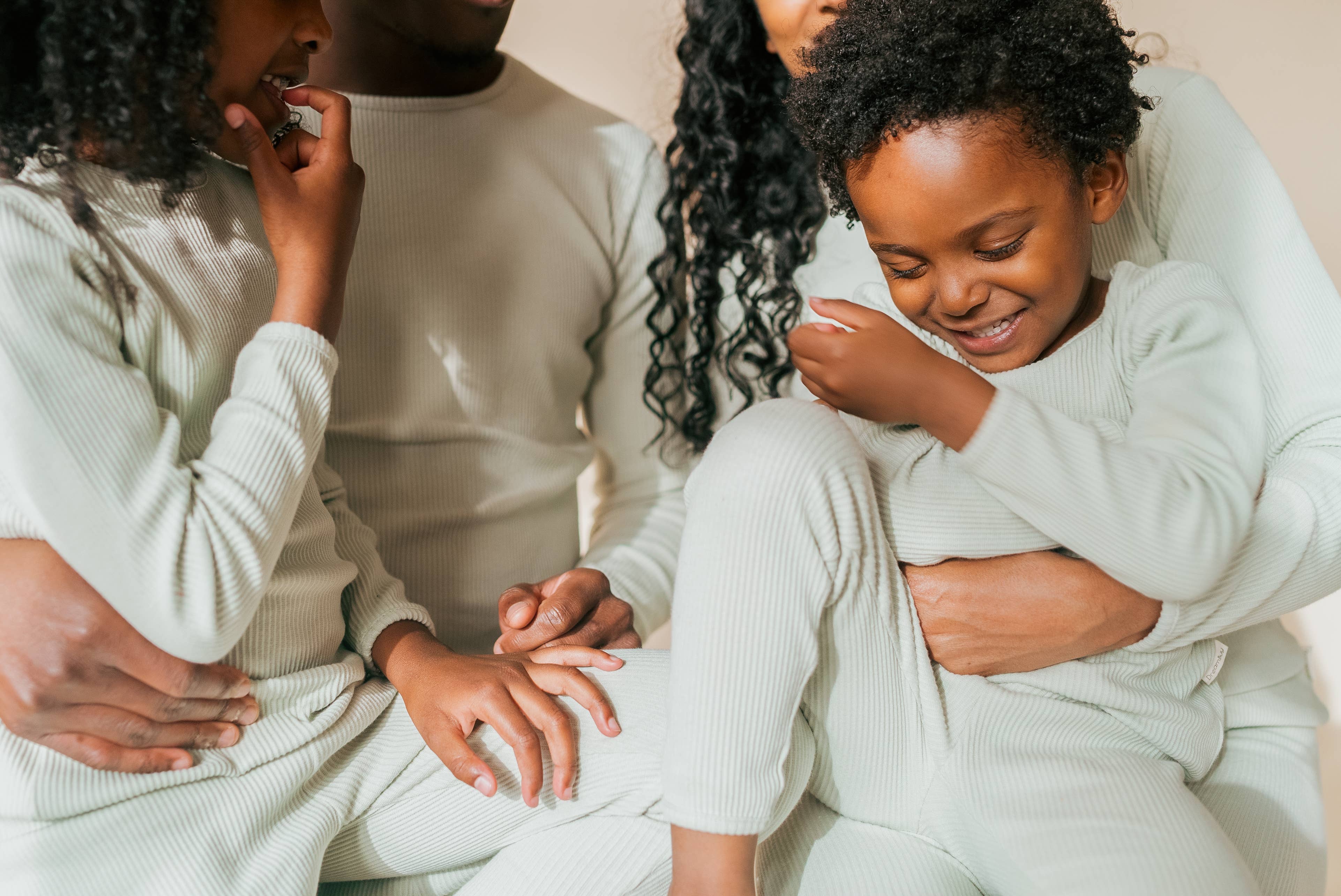 DreamBuy - Wholesale Sleepwear Set - Women's - Sage Adult Unisex Ribbed Loungewear Matching Pajamas Pjs1