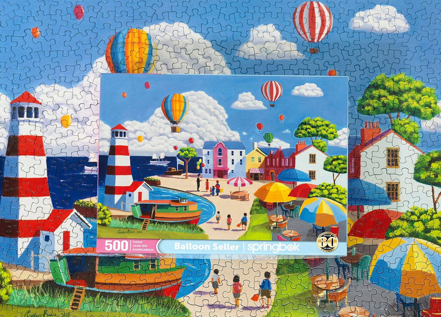 Springbok Puzzle - Wholesale Puzzle - Adult - Balloon Seller 500 Piece Jigsaw Puzzle2