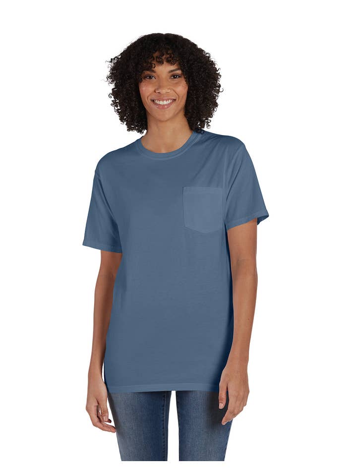 Total Apparel - Wholesale T-Shirt - Women's - ComfortWash by Hanes GDH150 - Garment-Dyed T-Shirt w/ Pocket18