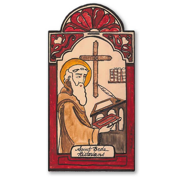 Venerable Bede - Historians and English Writers for wholesale by Lynn Garlick Retablos