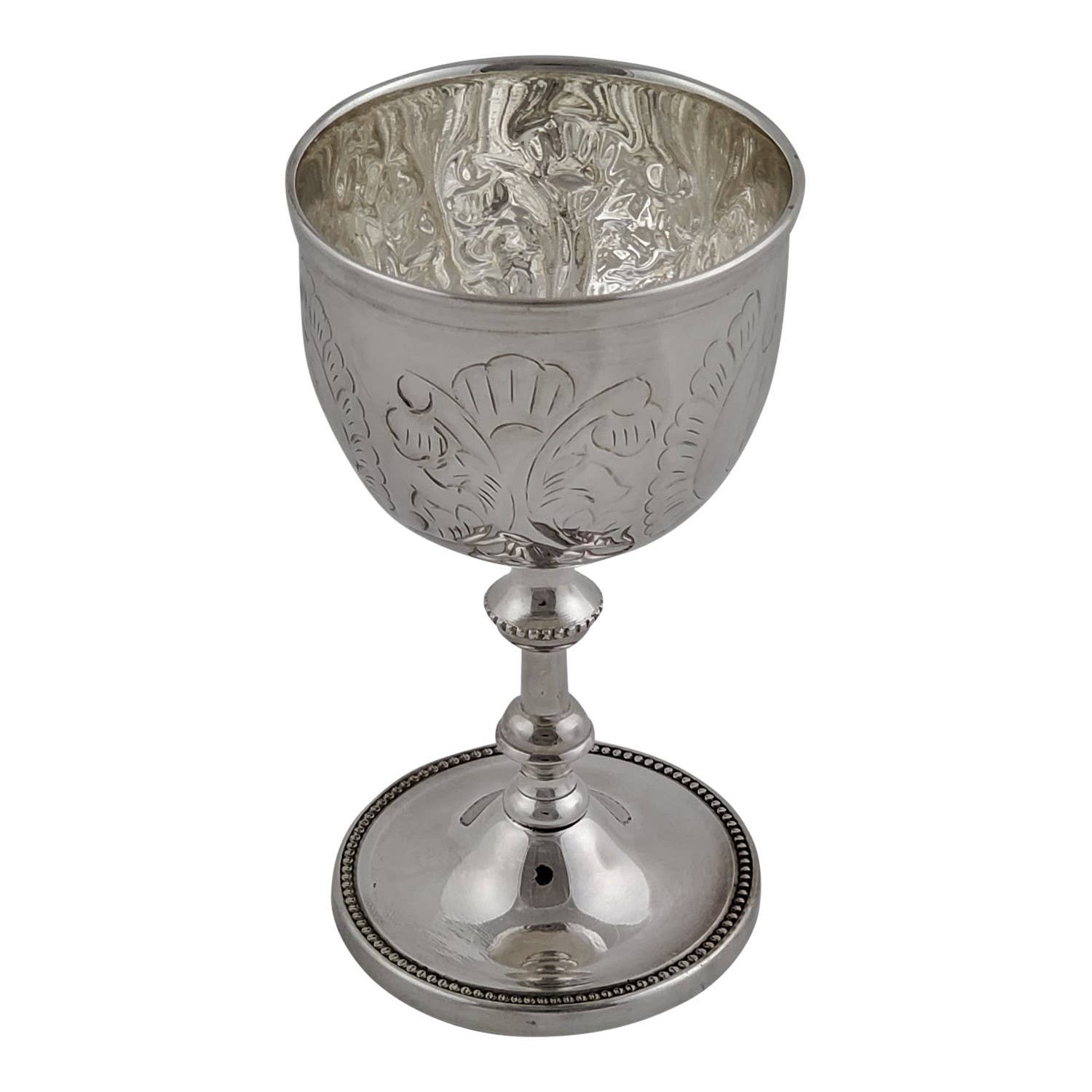 Corbell Silver - Wholesale Drinking Glass/Cup - Mini Sussex Chalice Silver Plate Cup. SKU #: WGT01606.1