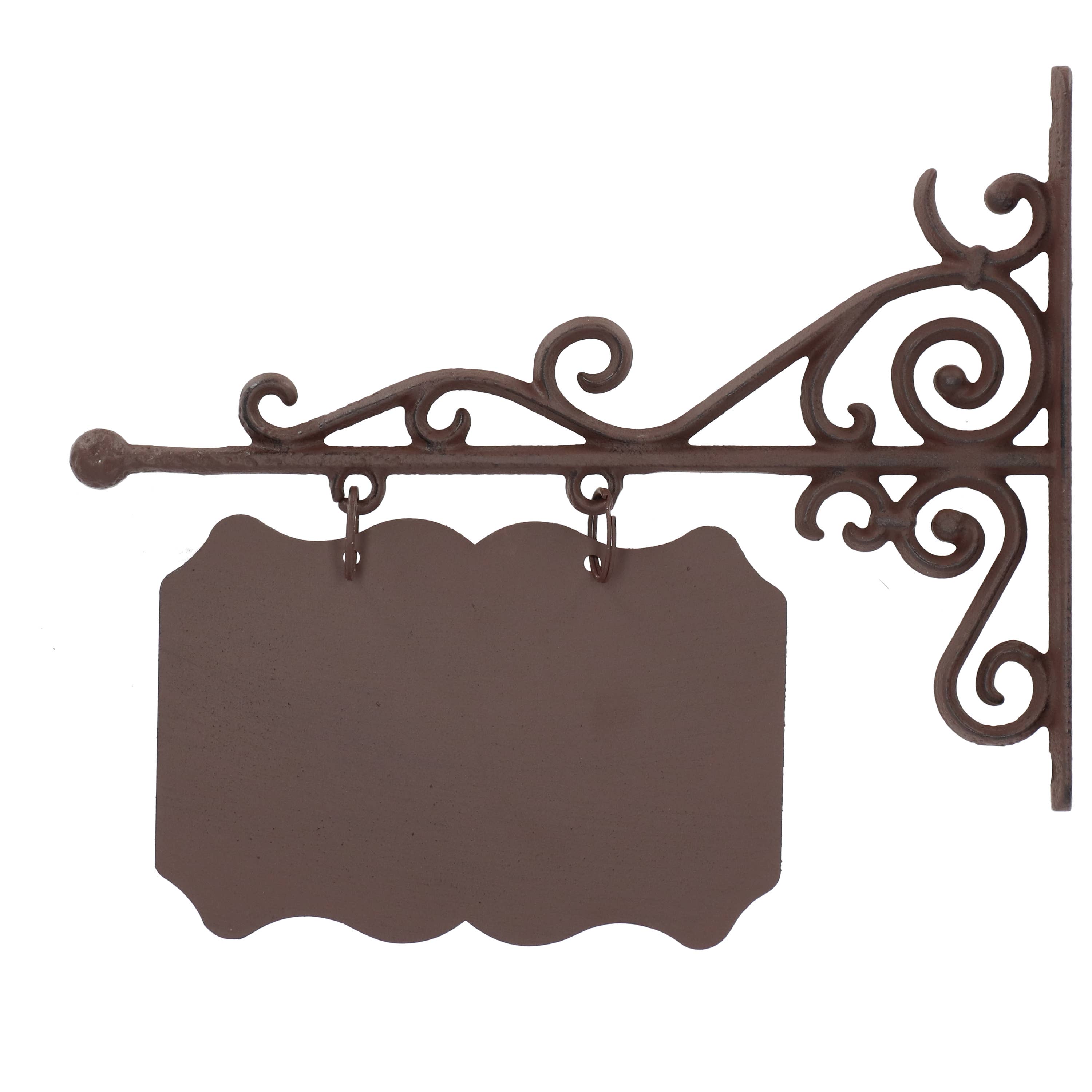 Esschert Design USA - Wholesale Sign - Hanging Sign, Cast Iron, Antique Brown2