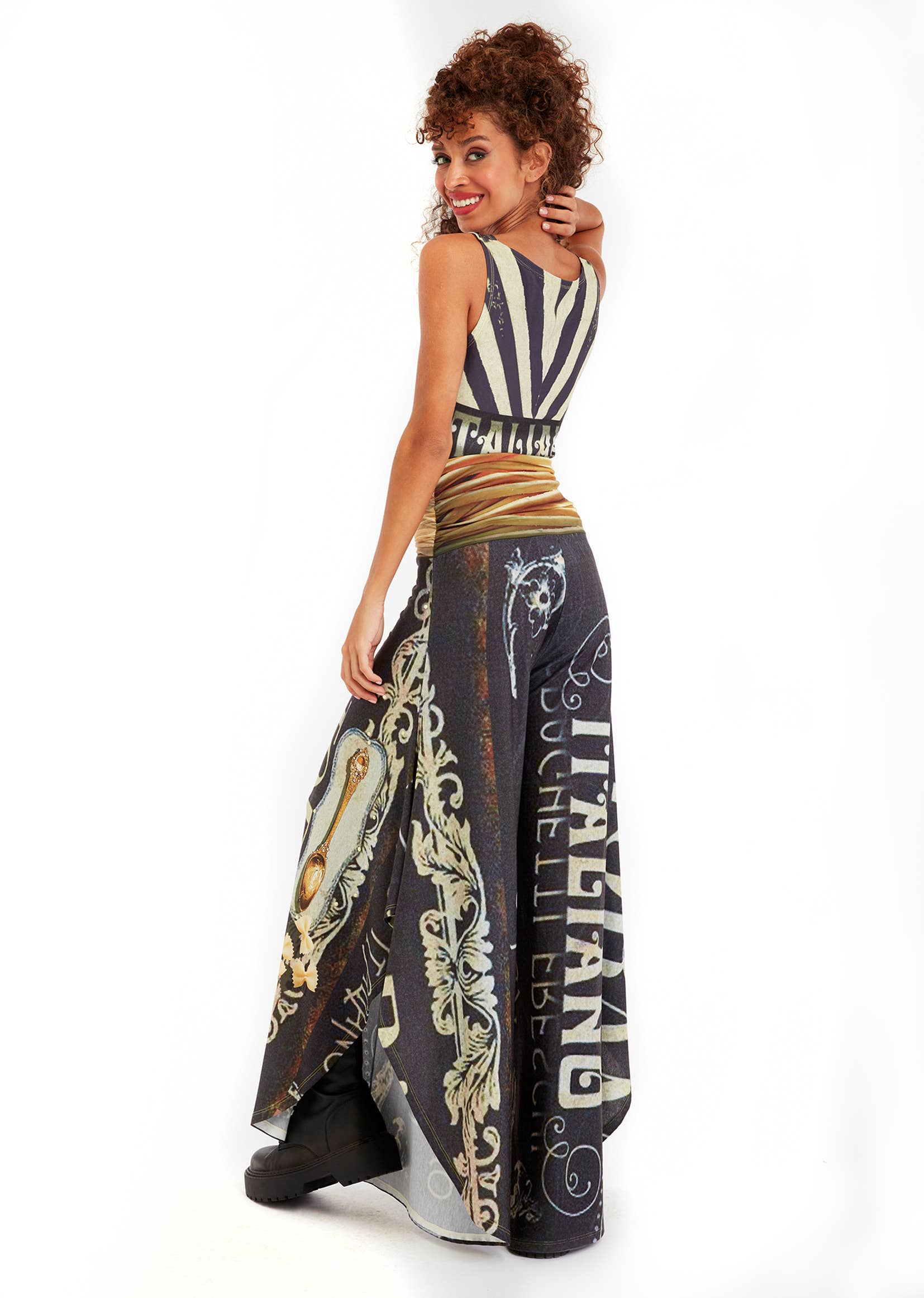 IPNG Design – Calças - Mulher por atacado – Calças drapeadas de verão com cintura elástica - IPNG Design7