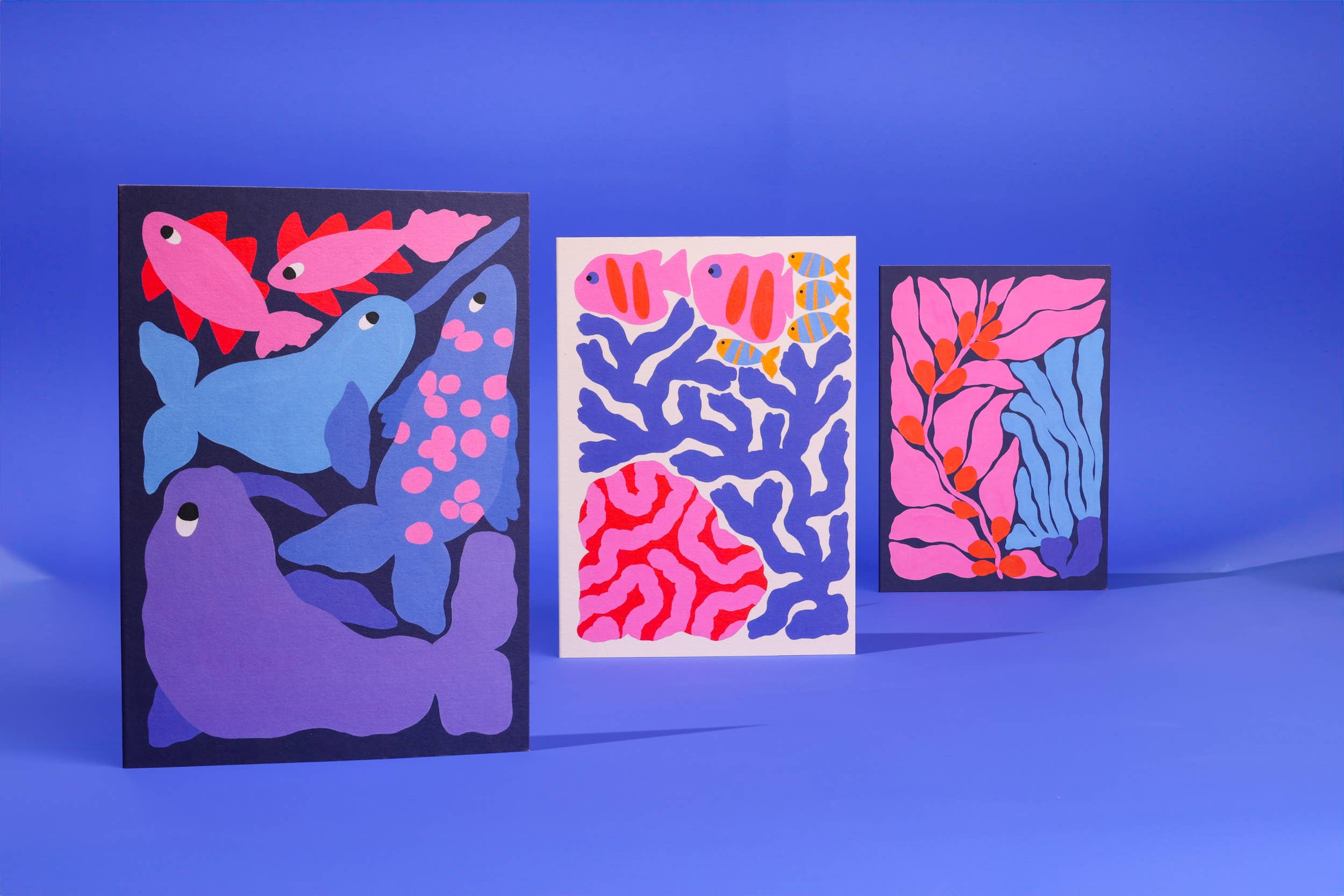 Evermade - Wholesale Gewone wenskaart - WWF-wenskaart met koraal en vissen1