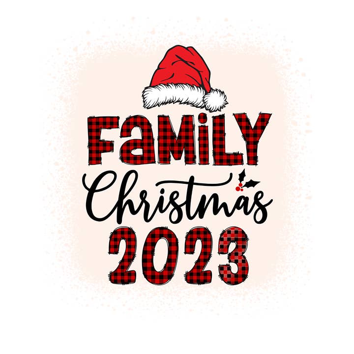 2Family Christmas 2023 DTF Print pour la vente par ROTD Crafter's Corner