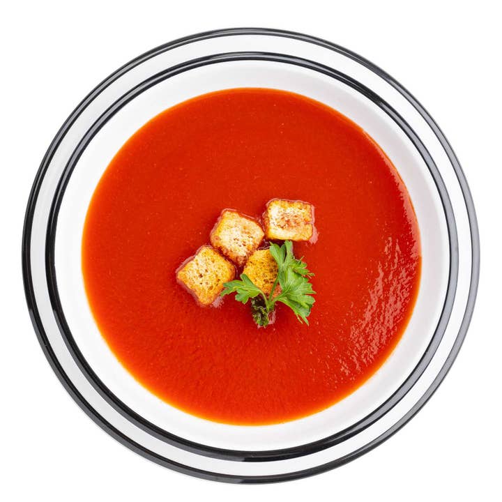 TableCraft Products Company - Wholesale Bowl - Canteen Collection 24 ounce Melamine Bowl, White/Black7