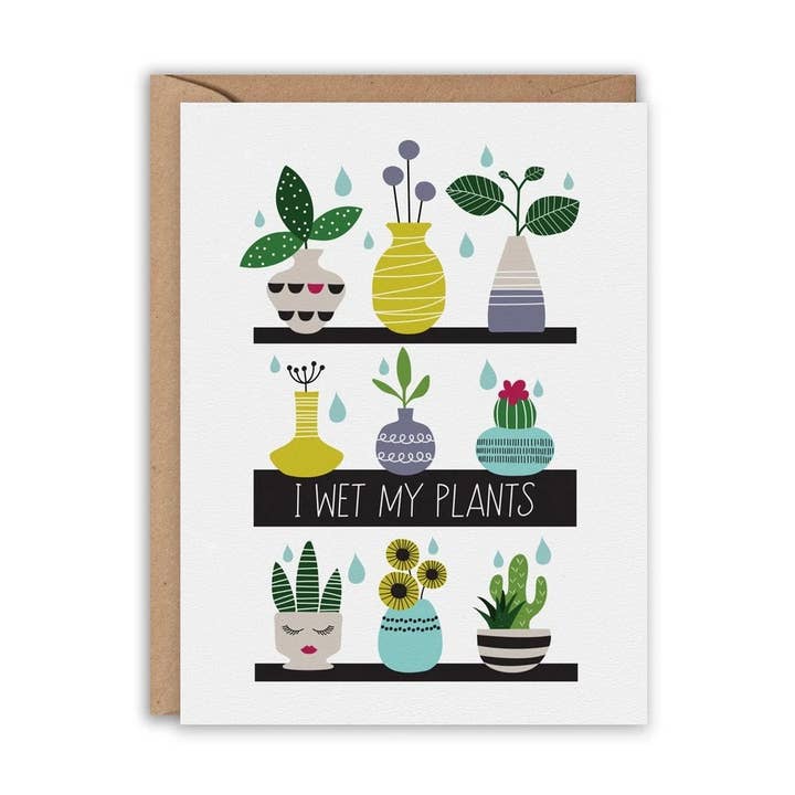 Jeg Våd Mine Planter for engroshandel hos PaperVioletDesigns