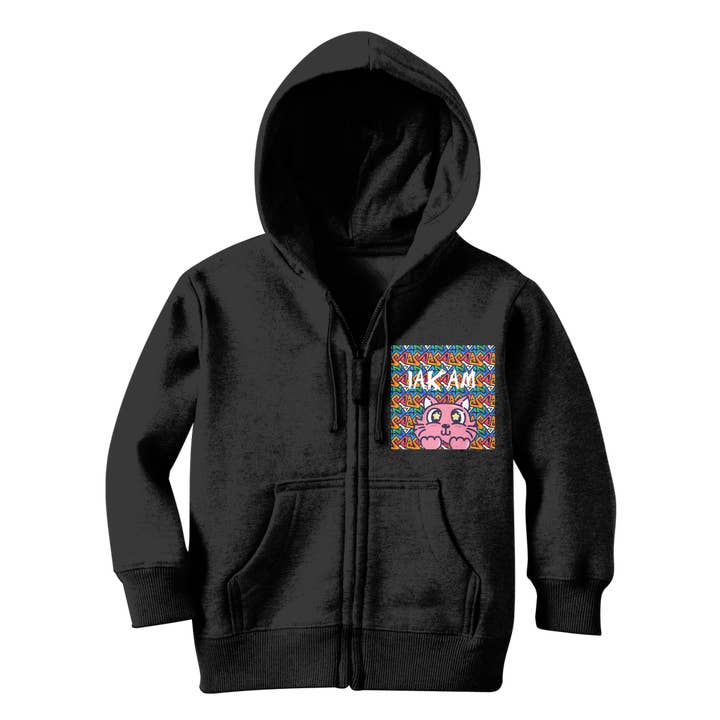 Moletom com capuz infantil clássico IAKAM Kat por atacado de IAKAM