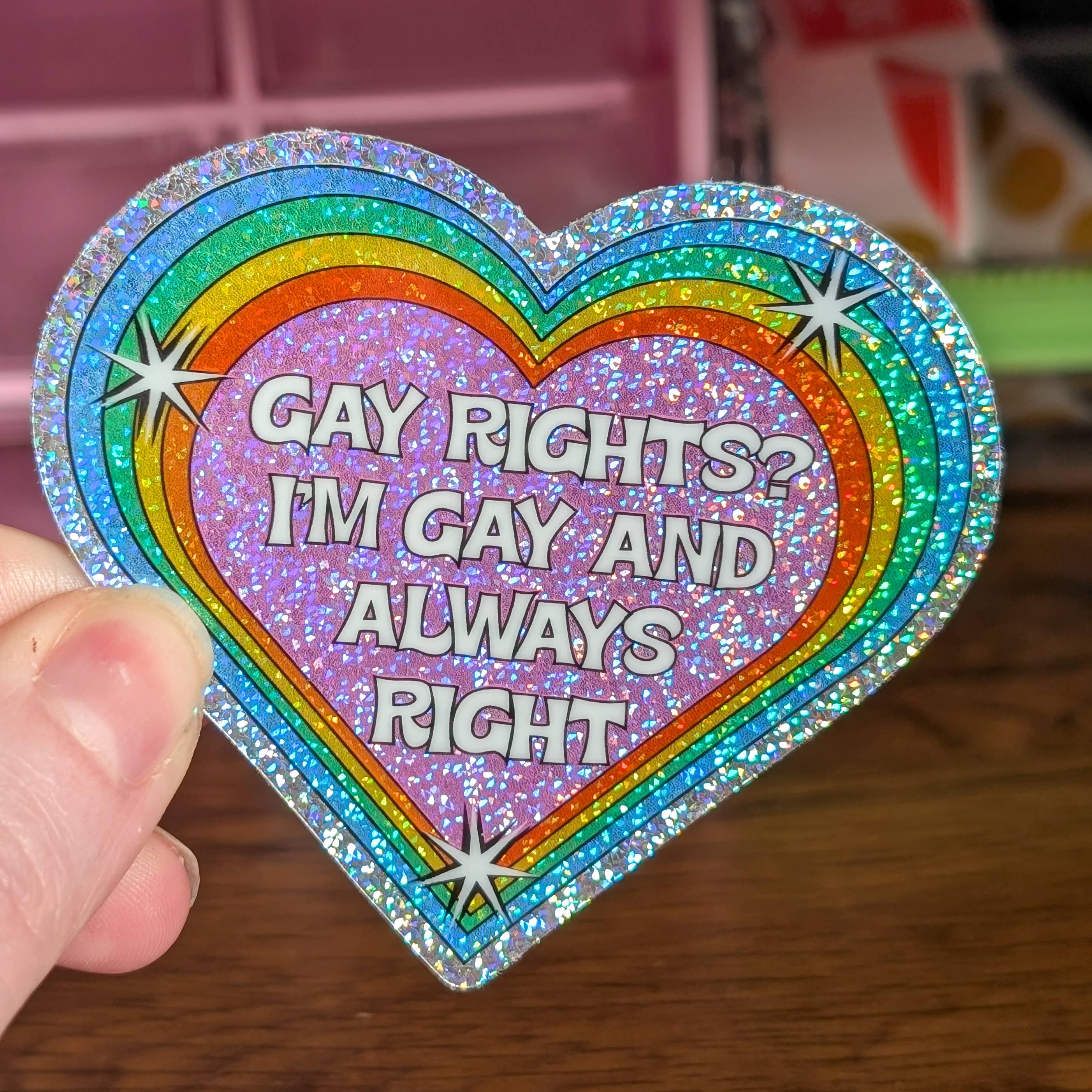 Luxe Trauma - Wholesale Sticker - Funny gay rights sticker2