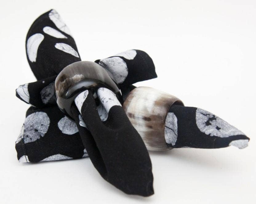 World Peaces - Wholesale Napkin Ring - Reclaimed Horn Napkin Rings3