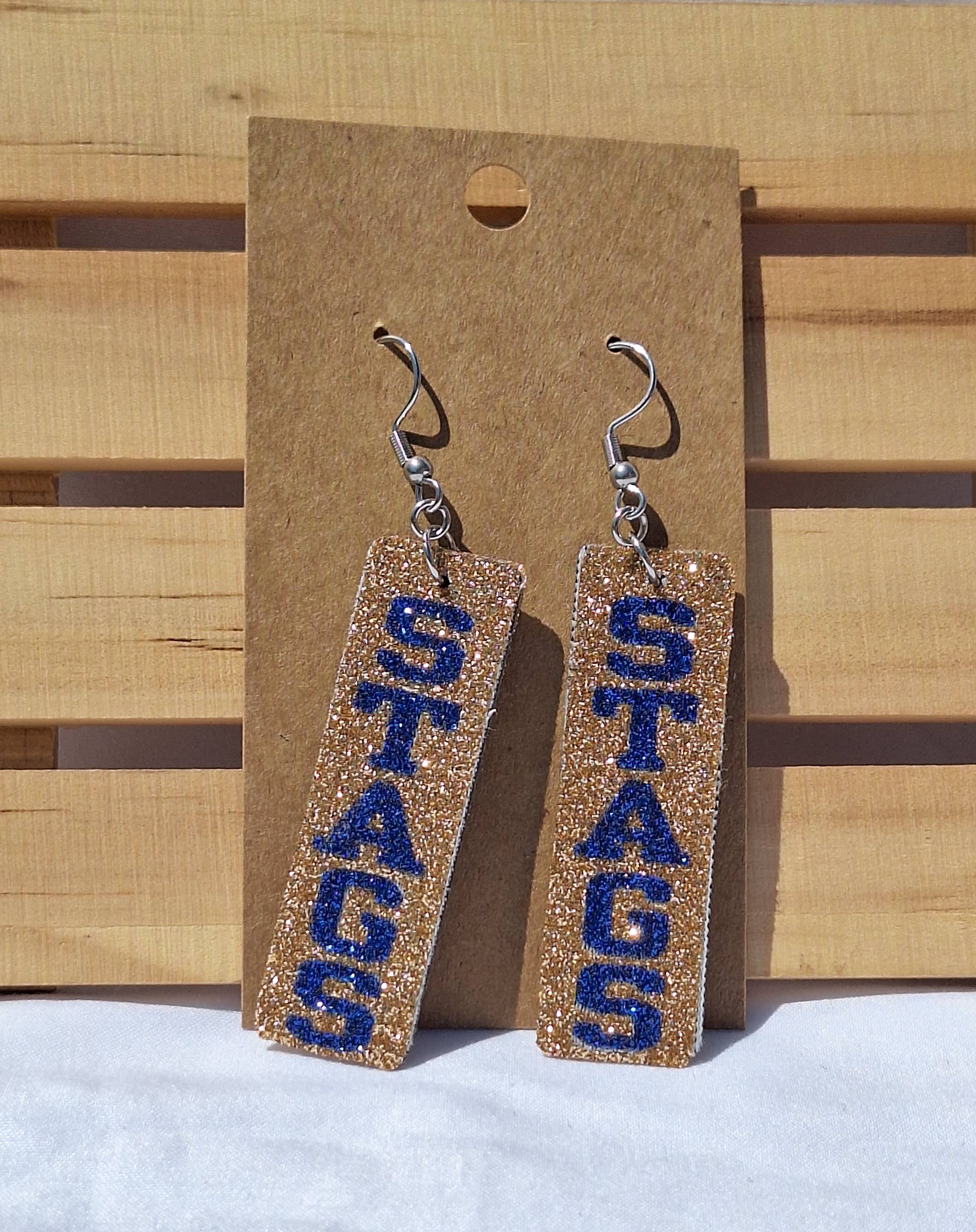 Sunshine Crafts - Vendita all'ingrosso Orecchini pendenti - Orecchini personalizzati con mascotte, orecchini personalizzati rettangolari1