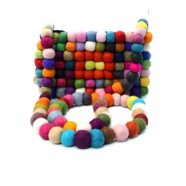 Woollyfelt - Wholesale Crossbody Bag - Women's - Sustainable Multi-Color Wool Felt Side Bag2