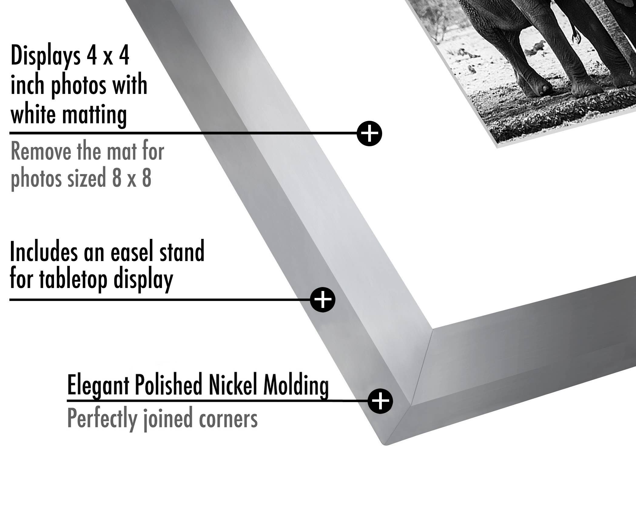 Americanflat - Wholesale Picture Frame - Americanflat Picture Frame with Mat Standard Molding36