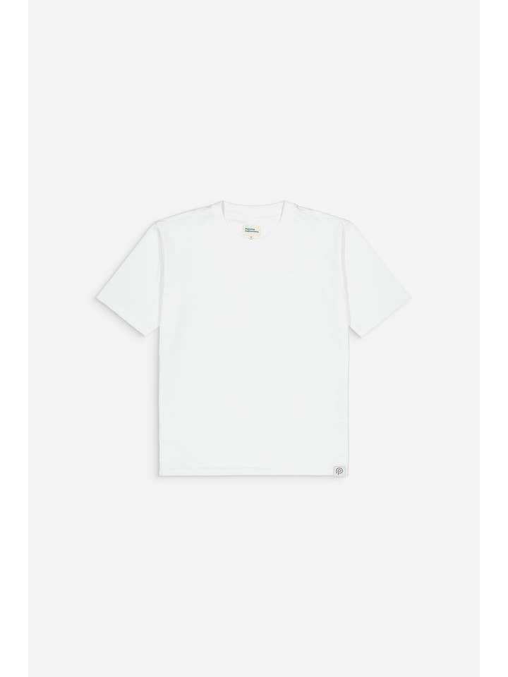 paname collections - Vendita all'ingrosso Maglietta - Uomo - T-shirt boxy 240g - cotone biologico - bianca