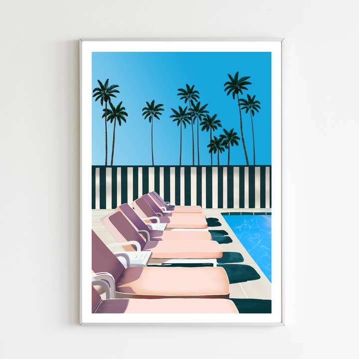 Landschaftsposter auf hochwertigem Recyclingpapier gedruckt für den Großhandel von Endless Summer Posters