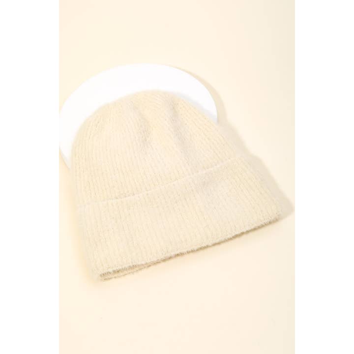 Anarchy Street - Wholesale Beanie - Women's - Assorted Color Fuzzy Ribbed Beanie1