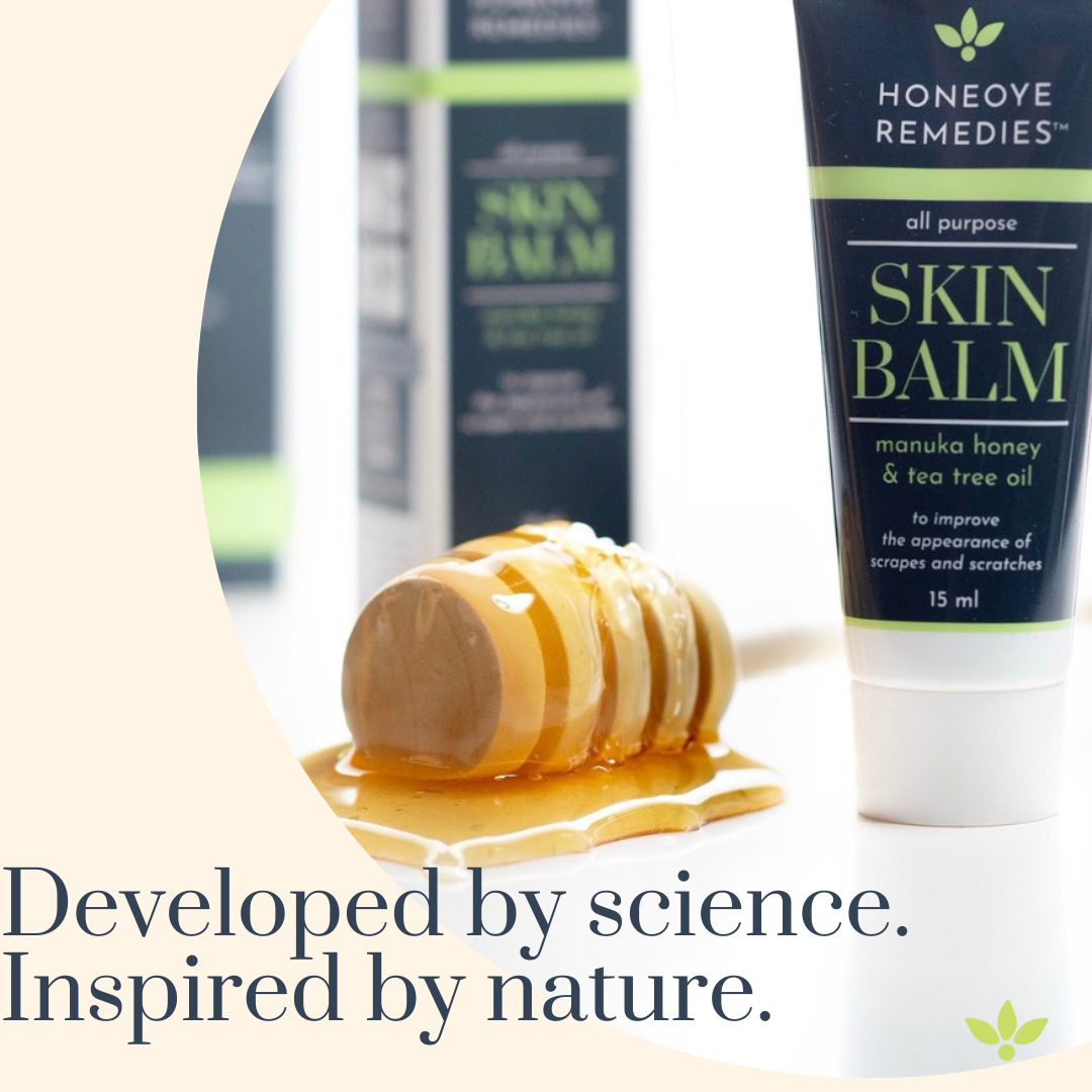 Honeoye Remedies - Wholesale Healing Salve/Balm/Cream - Skin Balm [30 ml] | Manuka Honey [550+ MGO] & Tea Tree Oil8