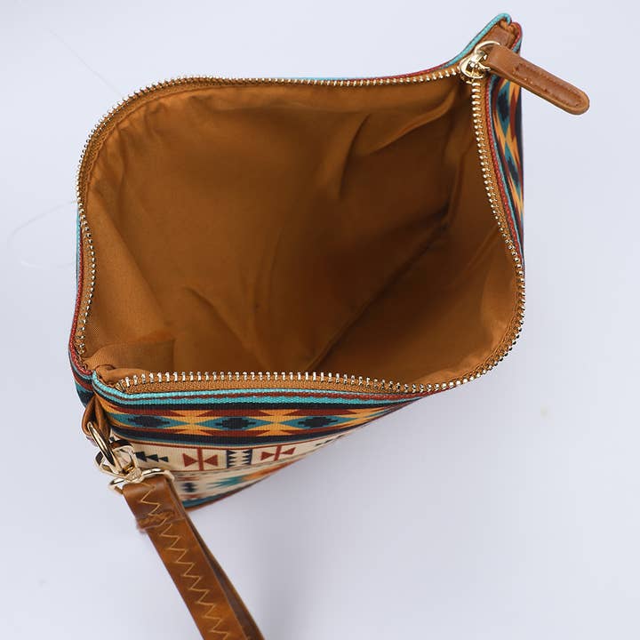 Blushing Owl Co - Vendita all'ingrosso Pochette - Donna - Clutch/borsetta multicolore con stampa azteca occidentale2