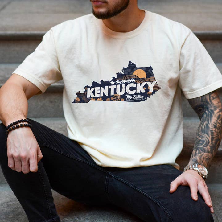 Kentucky State Vintage Shirt for wholesale by EnjoyMyDesign
