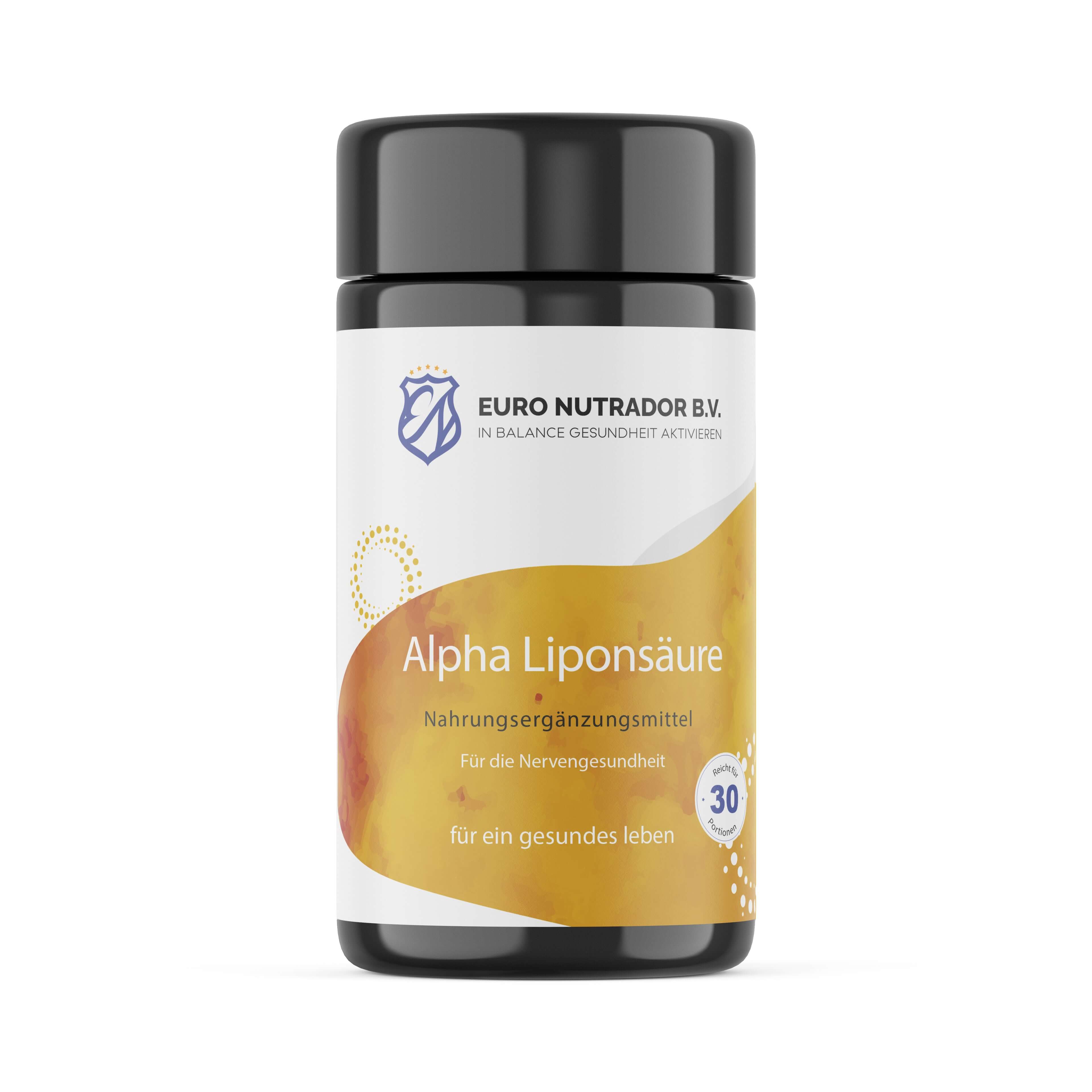 Euro Nutrador B.V. - Wholesale Oral Supplement/Vitamin - Alpha lipoic acid 200 mg capsules1