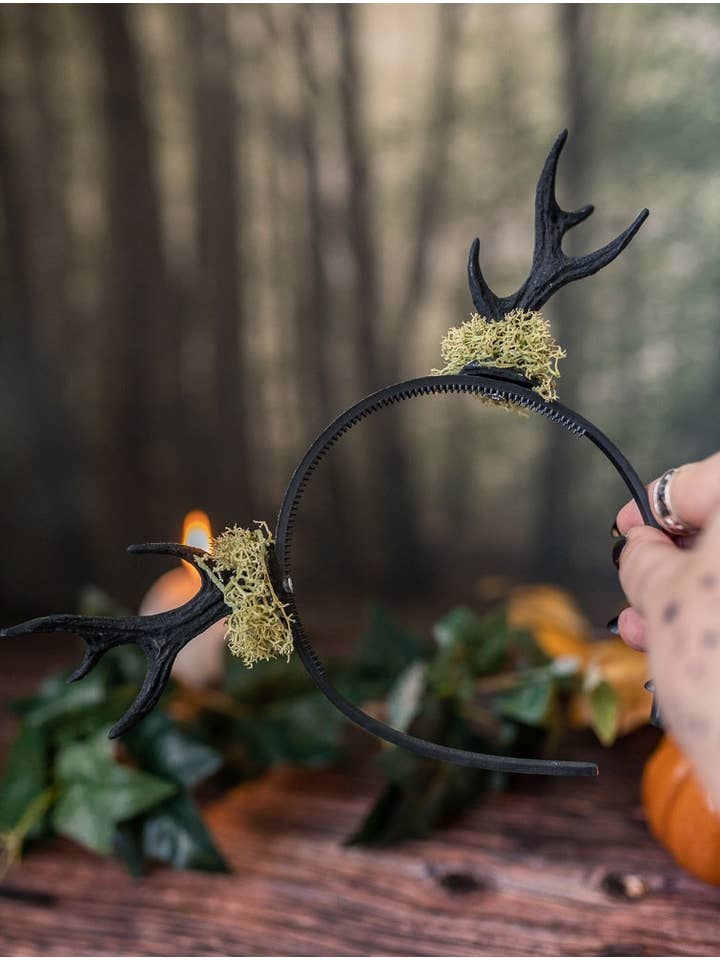 Costurero Real - Wholesale Costume – Women's - Deer Antler Faun Lolita Costume Kawaii Fairie headpiece4