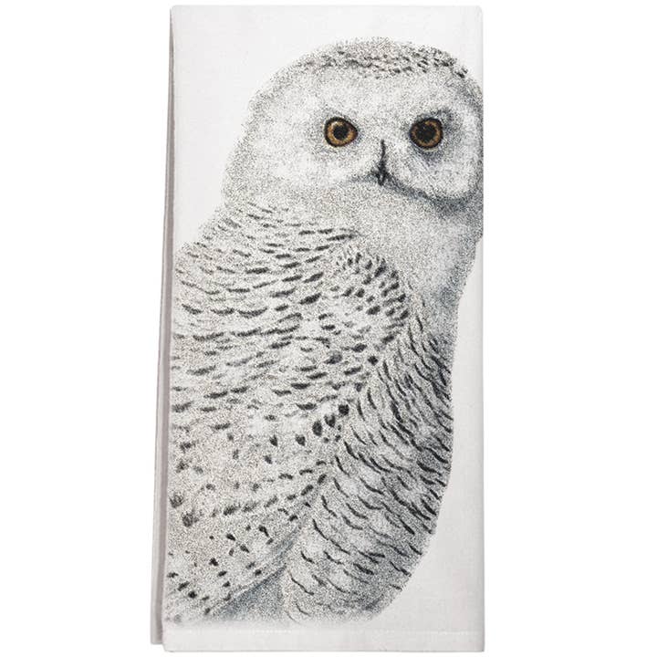 Snowy Owl Towel for wholesale by Mary Lake-Thompson Ltd.