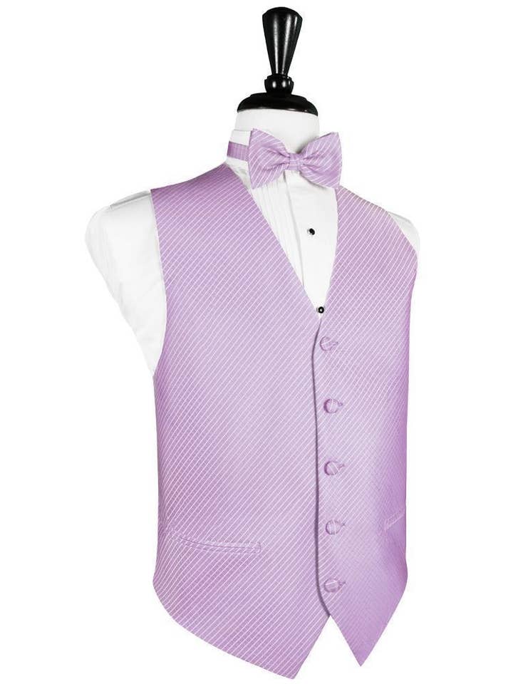 Lavender Palermo Tuxedo Vest for wholesale by Cardi International
