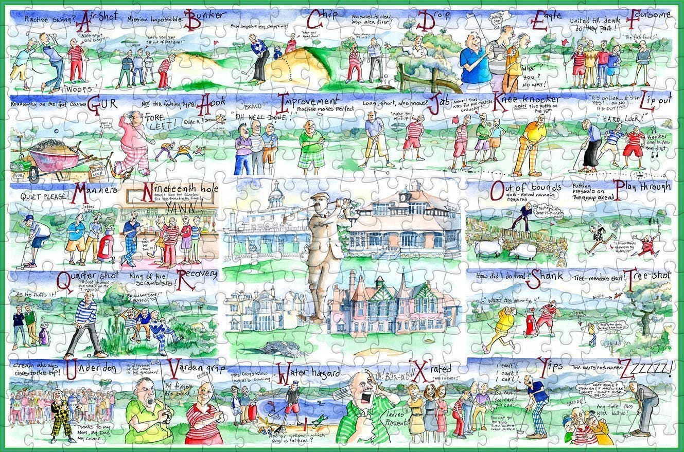 All Jigsaw Puzzles - Wholesale Puzzle - Adult - Golf - Tim Bulmer 300 piece Wooden Jigsaw Puzzle0